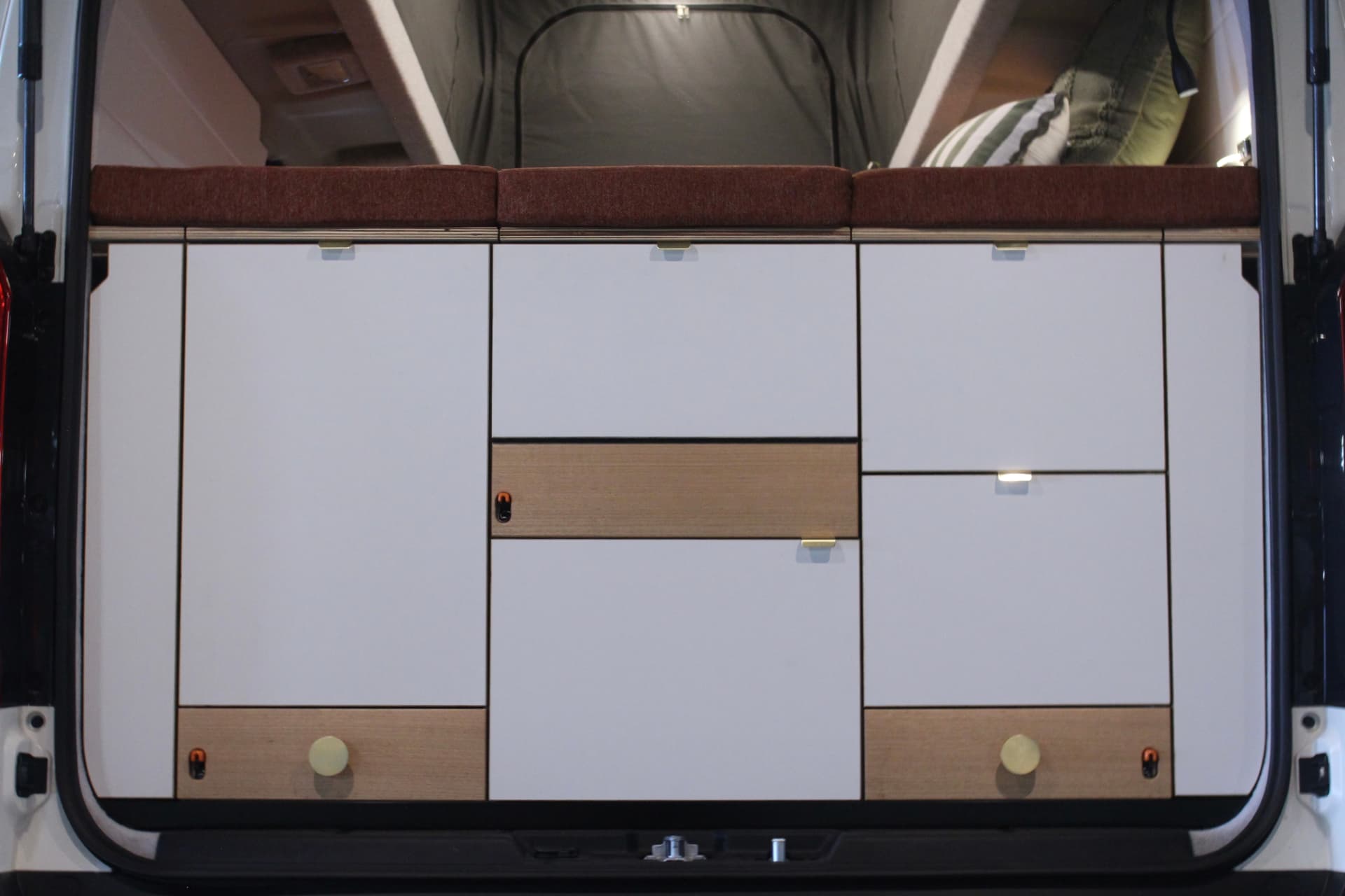 Toyota Hiace 300 Series Pop Top custom fitout by Fins Fitouts