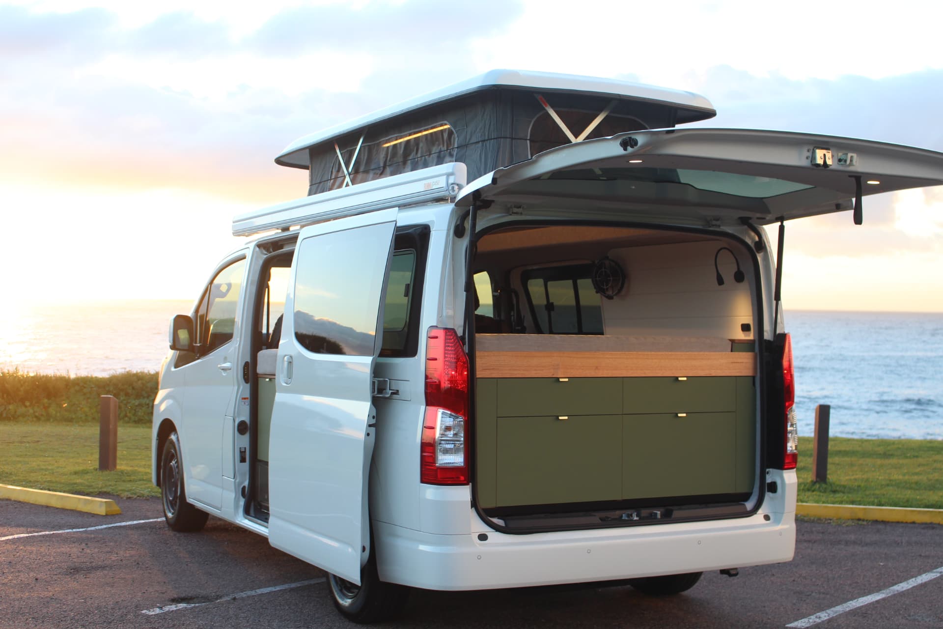 Toyota Hiace 300 Series custom fitout by Fins Fitouts