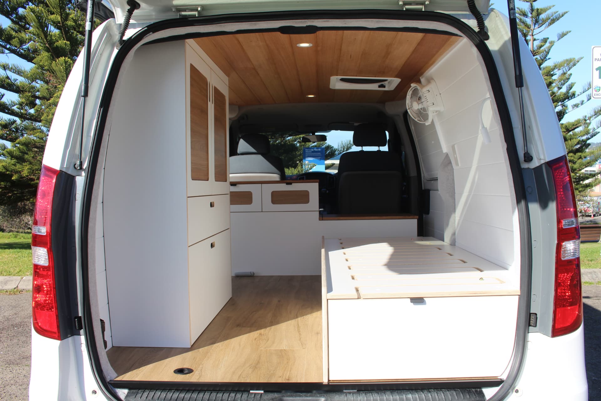 iLoad Camper — Full layout looking through from the rear