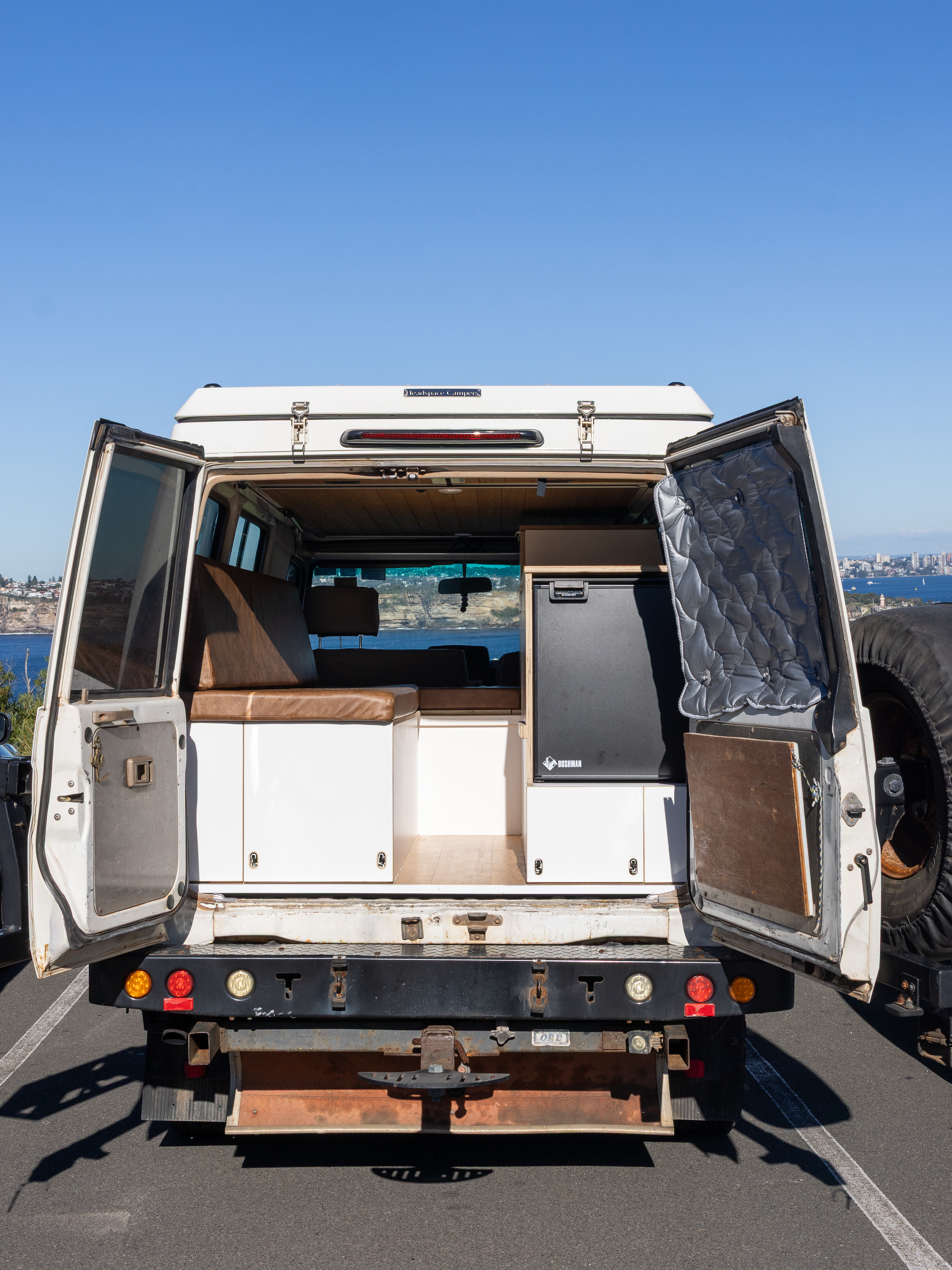 Toyota Troop Carrier custom fitout by Fins Fitouts